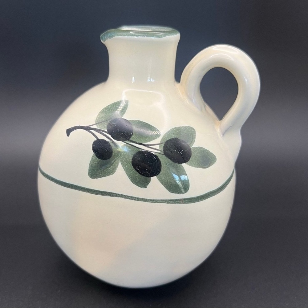 Nicola Fasano pottery Jug for Olive oil or Balsamic or decoration!
